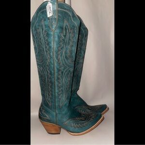 Emerald Teal Ariat Western Boots